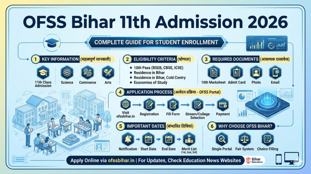 OFSS Bihar 11th Admission 2026
