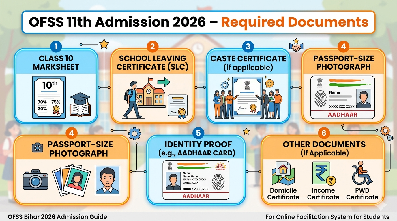Bihar Board Inter Admission 2026 Document